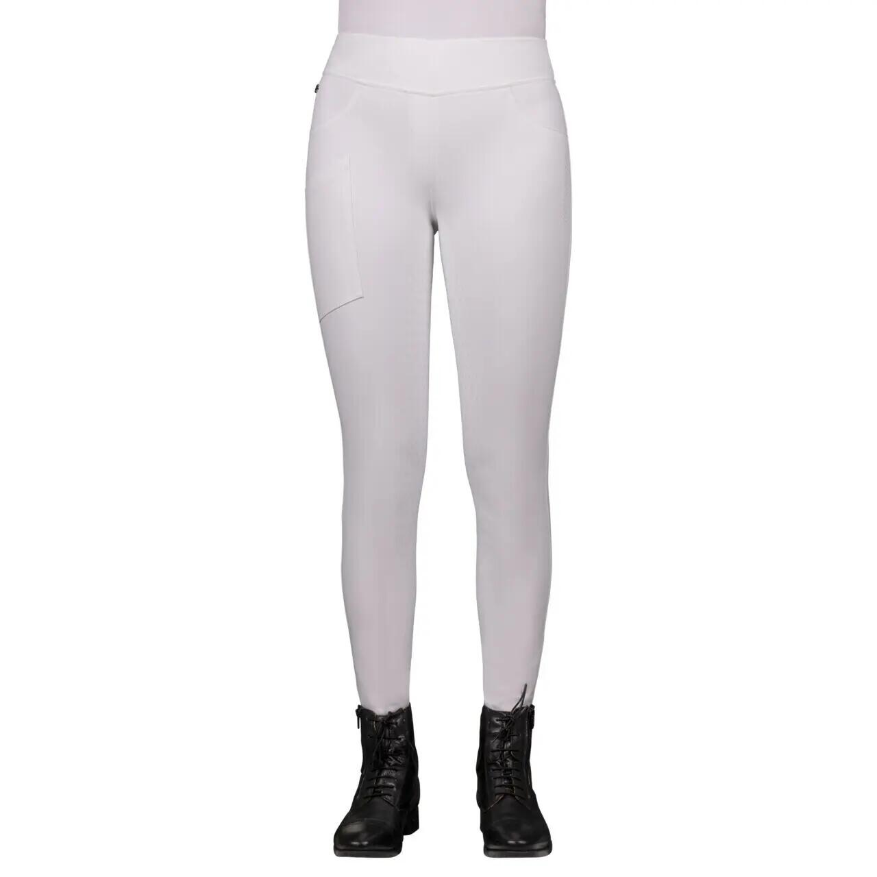 Legging echitație QHP Kae cu grip