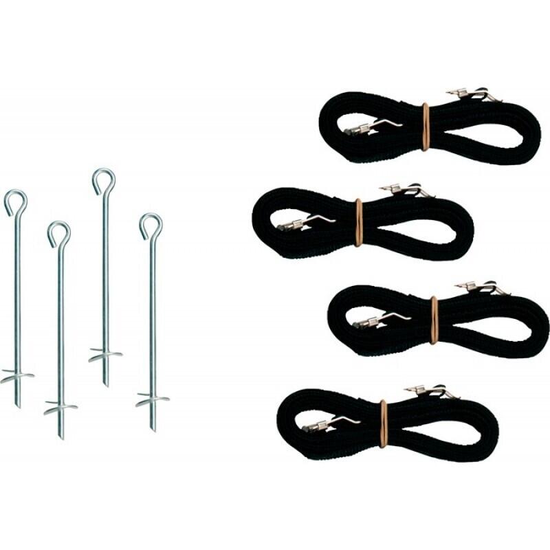 Set 4 ancore pentru fixarea trambulinei, 30 cm, dimensiune centura 135 cm