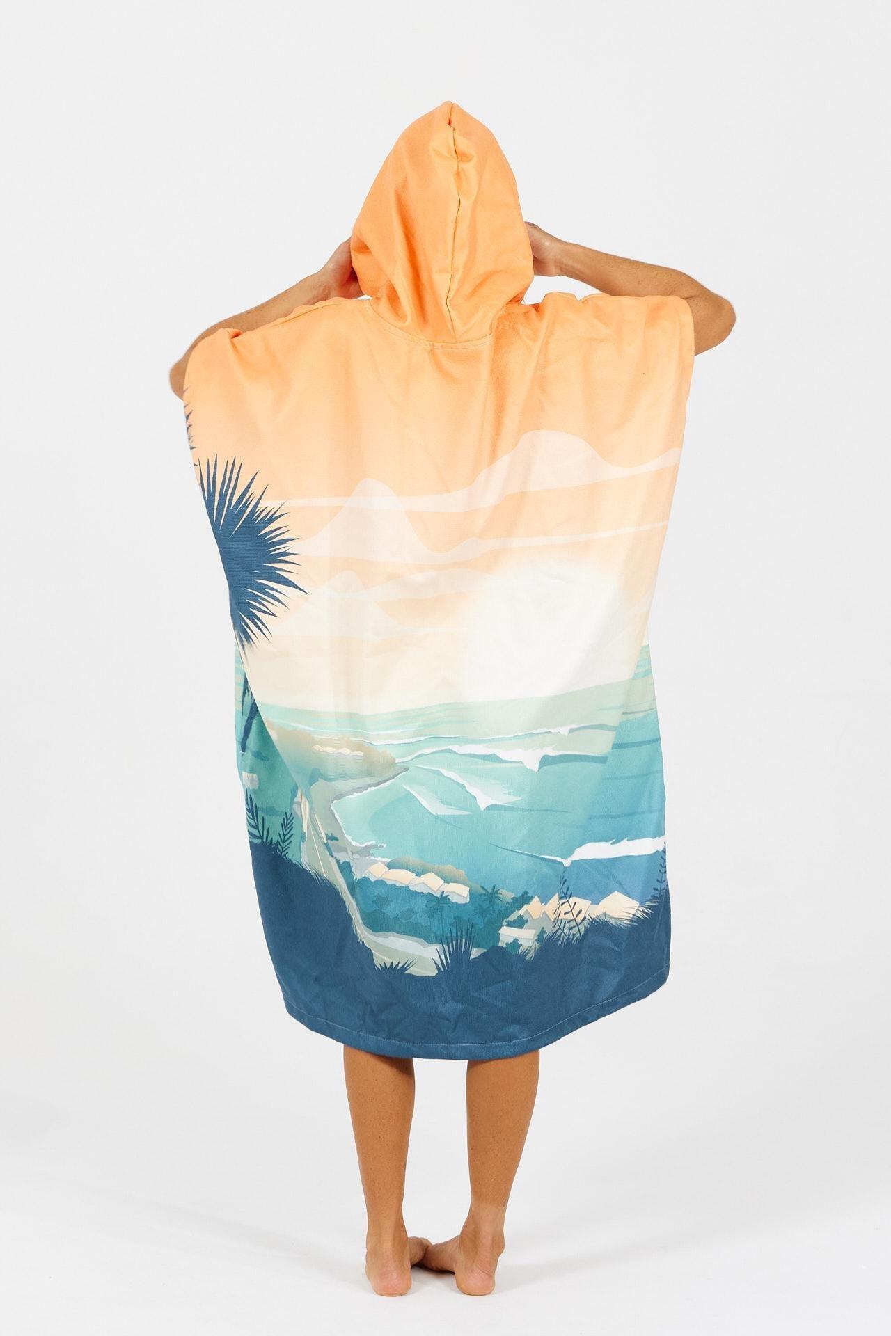 Surfponcho voor volwassenen - Bestemming - Saint-Leu 3/4