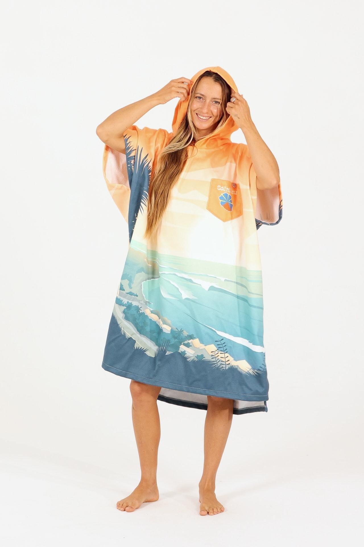 Surfponcho voor volwassenen - Bestemming - Saint-Leu 4/4