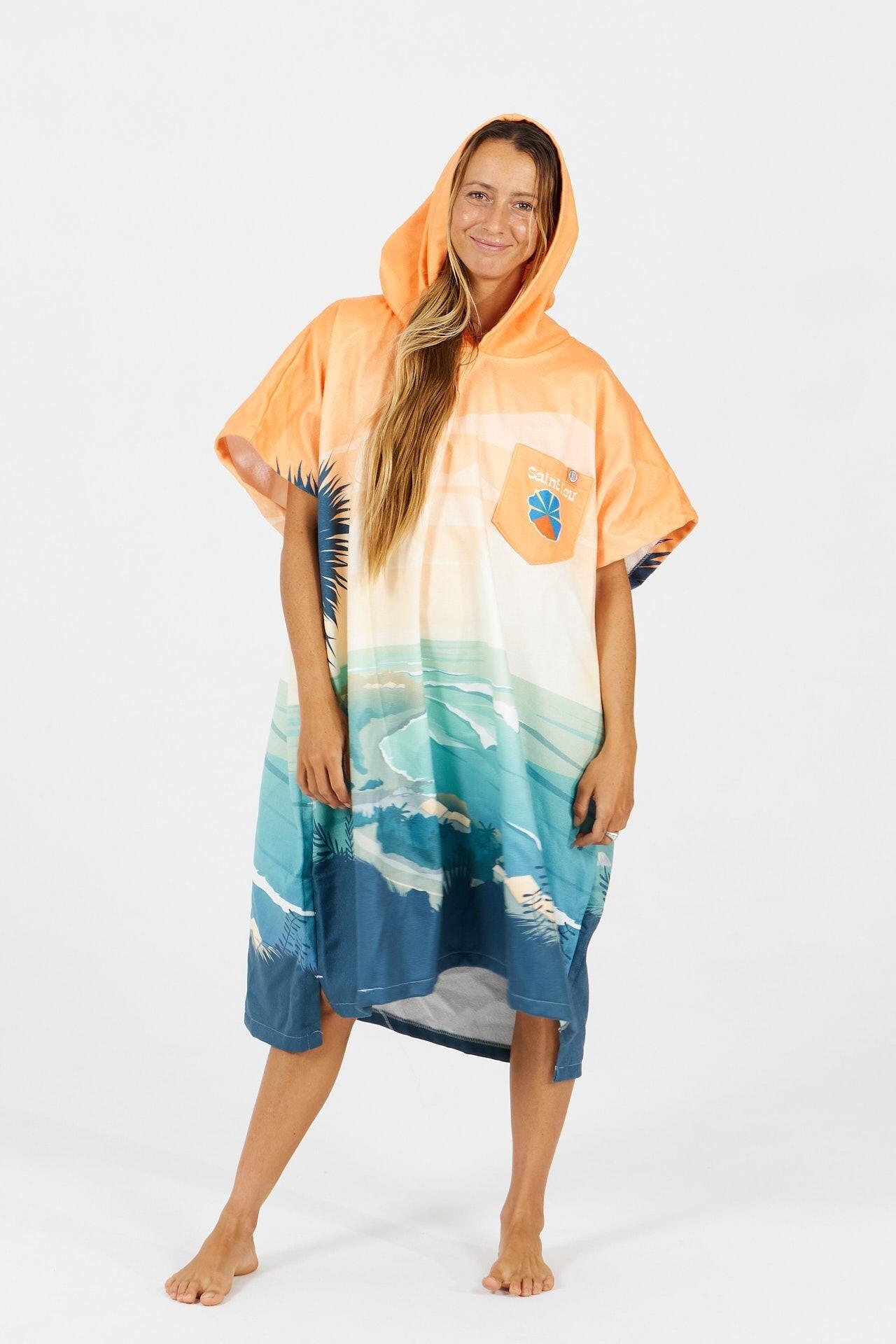 Surfponcho voor volwassenen - Bestemming - Saint-Leu 1/4