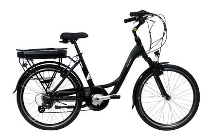 DENVER E200 24" ZWARTE STADSFIETS VOOR ELKE ROUTE