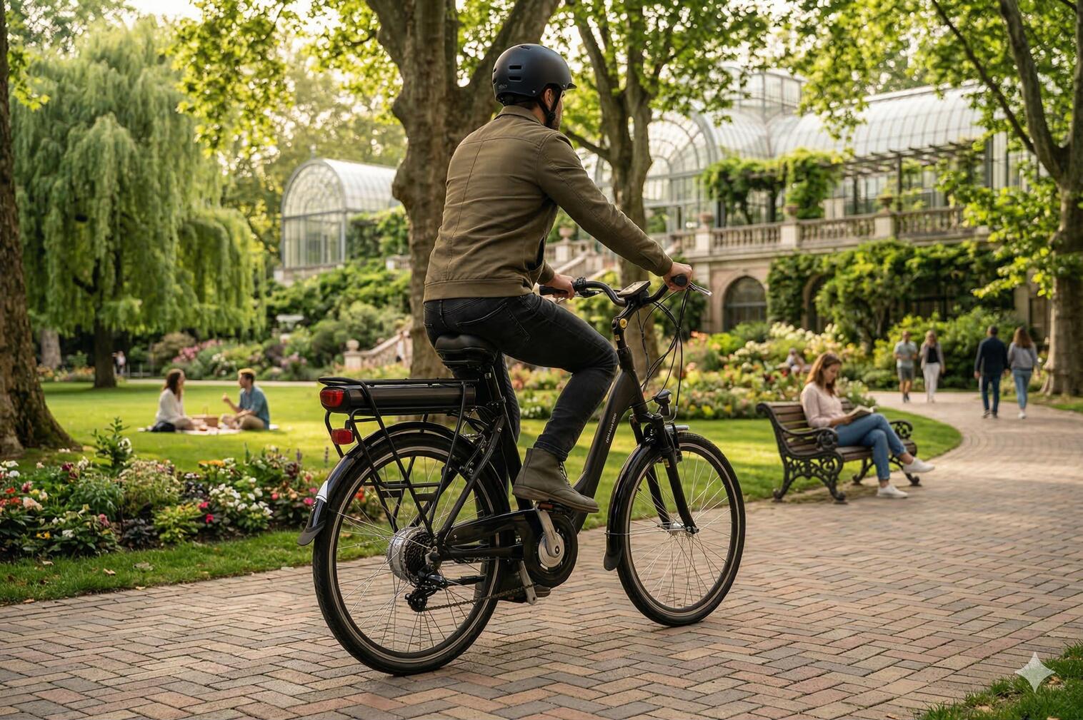 DENVER E200 24" SCHWARZES EVERYWAY CITY-FAHRRAD 4/5