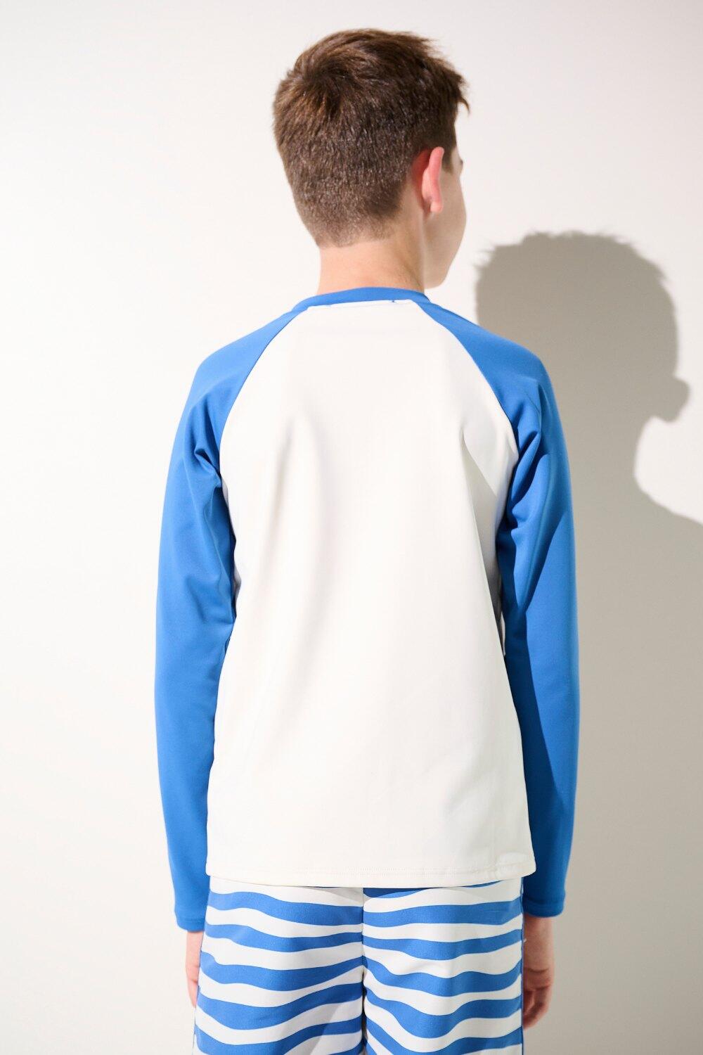 Veste de bain anti-UV Enfant (5-14 ans), Bleu, Fidji, UPF 50+ 4/7