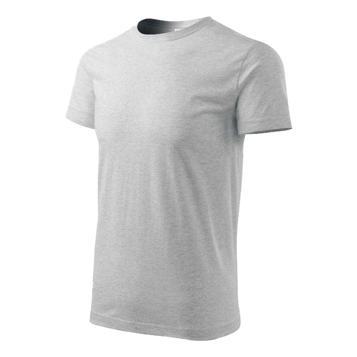 Tshirt BASIC Homme (Gris Clair) 3/4