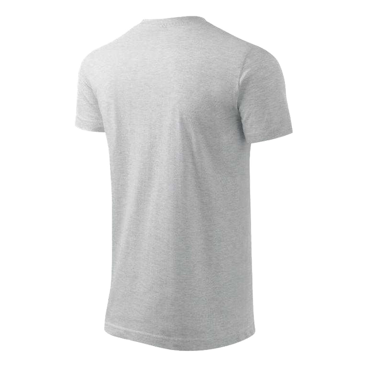 Tshirt BASIC Homme (Gris Clair) 4/4
