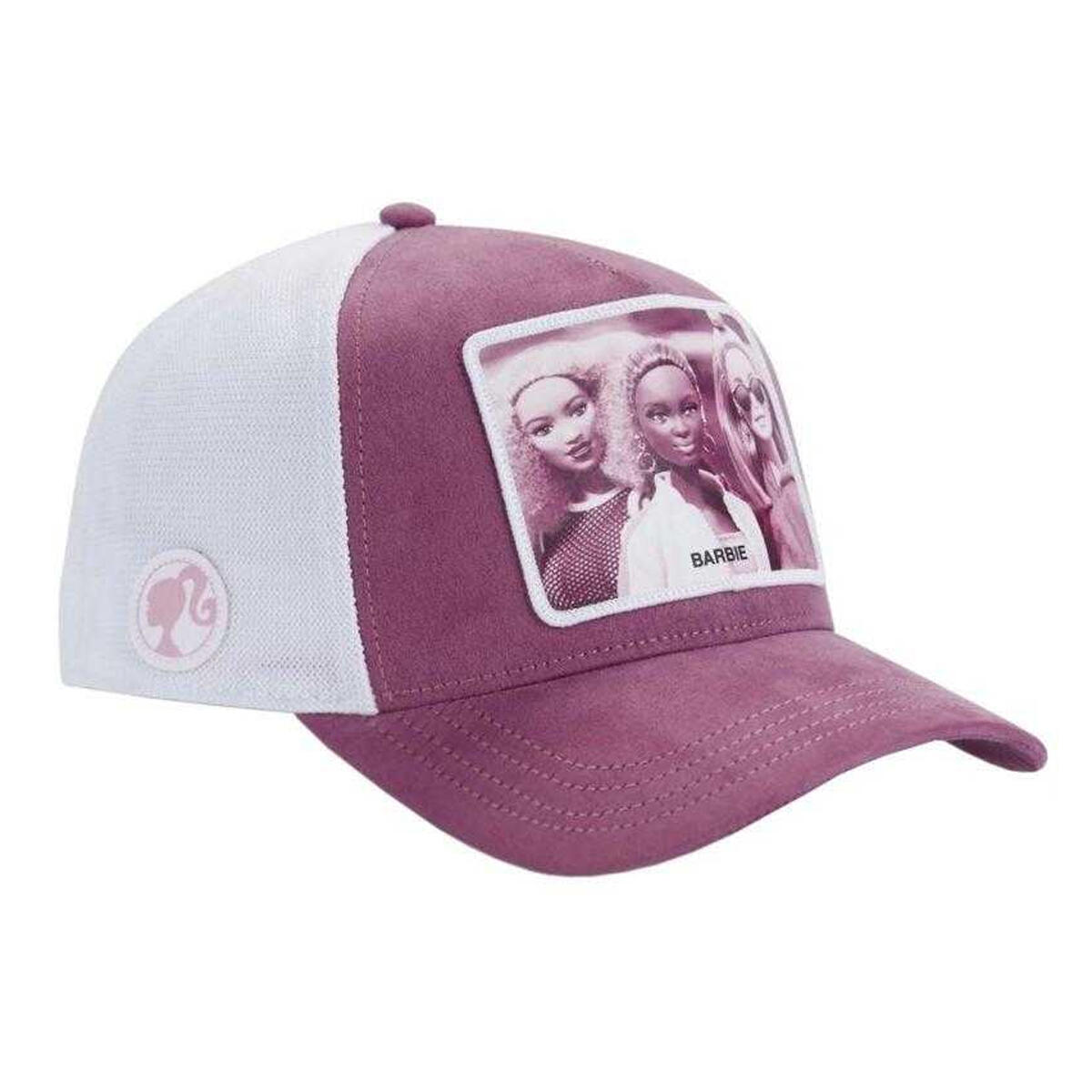 Gorra Diseño Barbie para Mujer Rosa 3/4