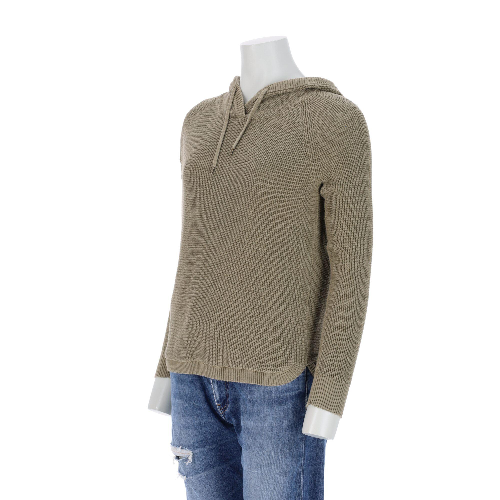Segunda Vida - Sweatshirt com Capuz Feminino Khaki - Em muito bom estado 3/7