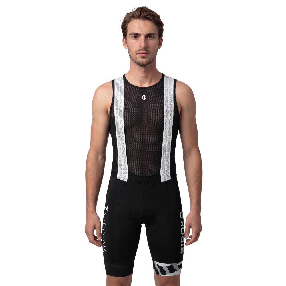 Men Cycling 's vuelta a ibiza mtb x siroko bib shorts VIBZ 26 BX Puig Black Blac