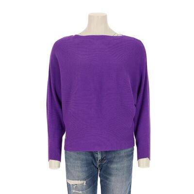 Tweedehands - dames paarse trui - als nieuw