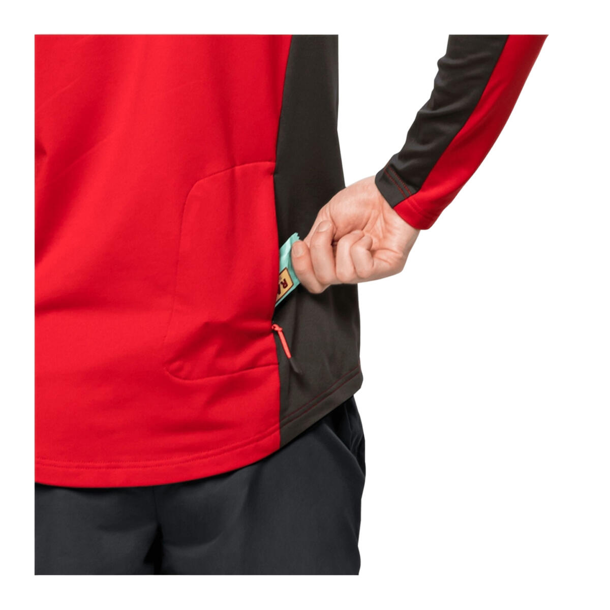 Veste Polaire MOROBBIA Homme (Rouge / Noir) 3/3