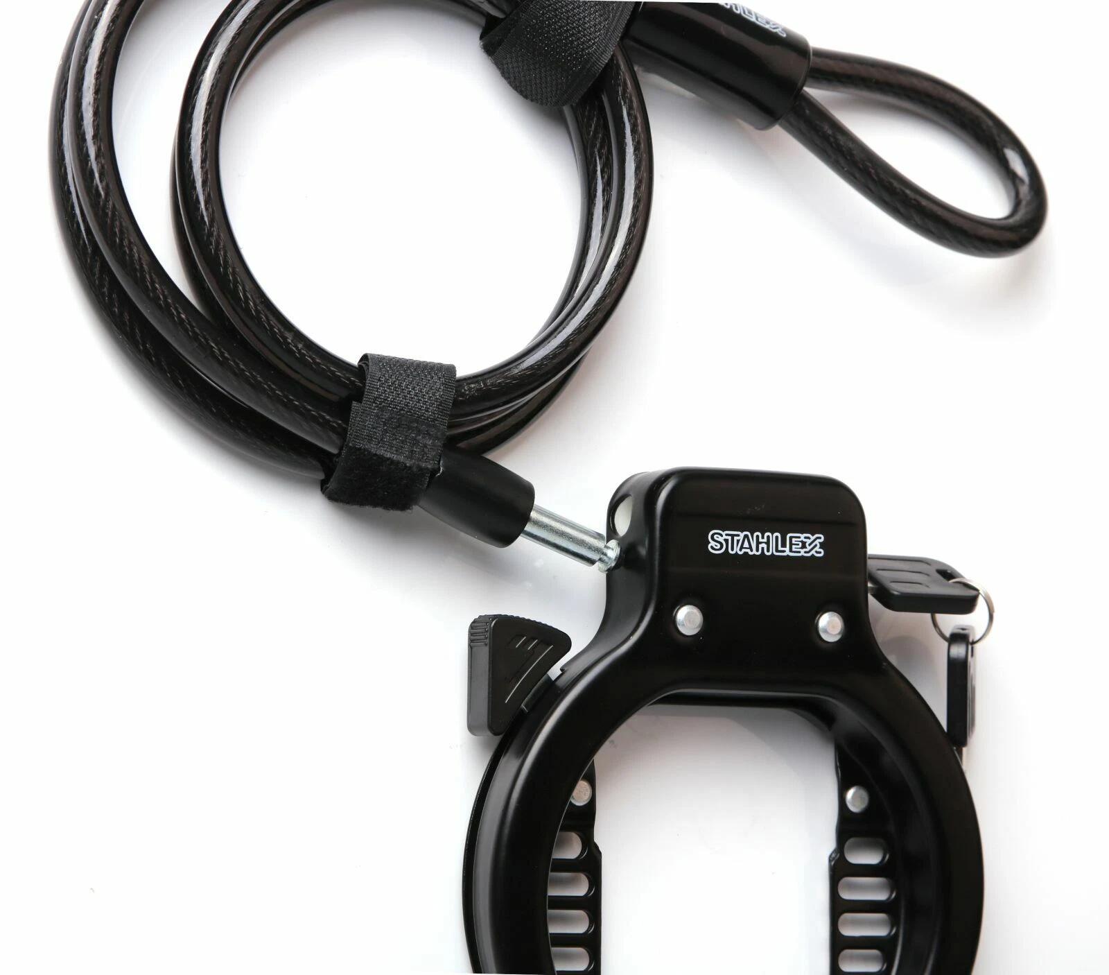 Fietsslot Ringslot met insteekkabel 8,5 mm 3/7