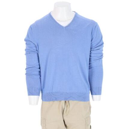 Reconditionné - Pull Homme Bleu clair - Très Bon État