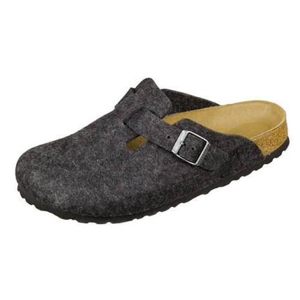 Damen Flipflops Birkenstock Boston Anthracite Felt