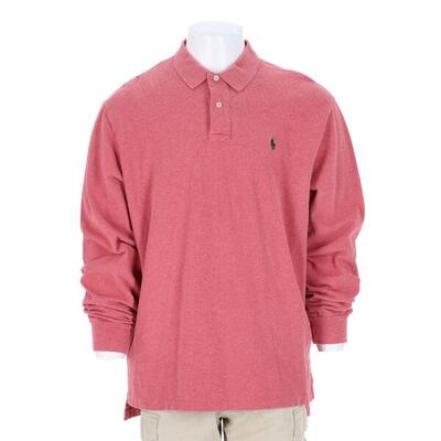 Tweedehands - heren poloshirt met lange mouwen - zeer goede staat