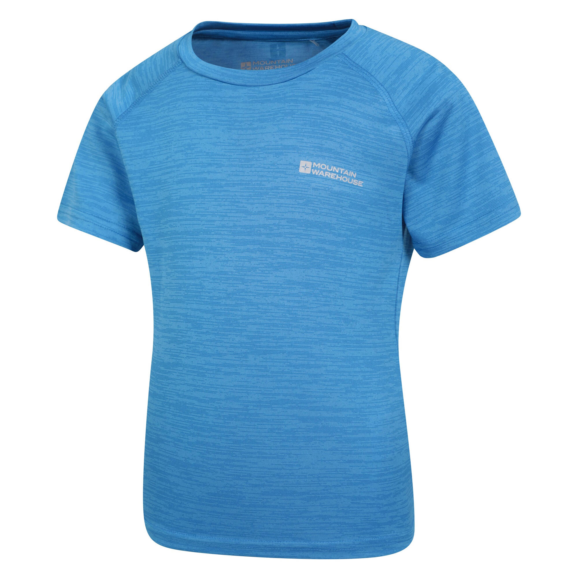 Childrens/Kids Field Plain TShirt (Cobalt) 3/4