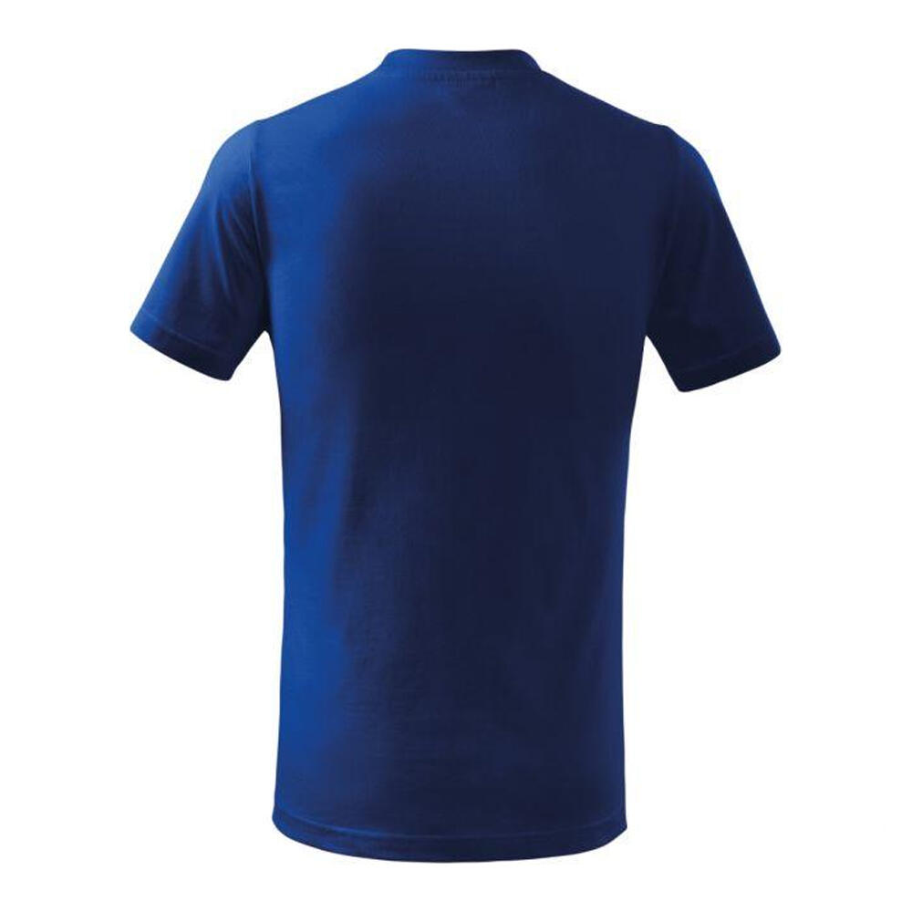 "Basic" TShirt für Kinder Damen und Herren Blau 2/3