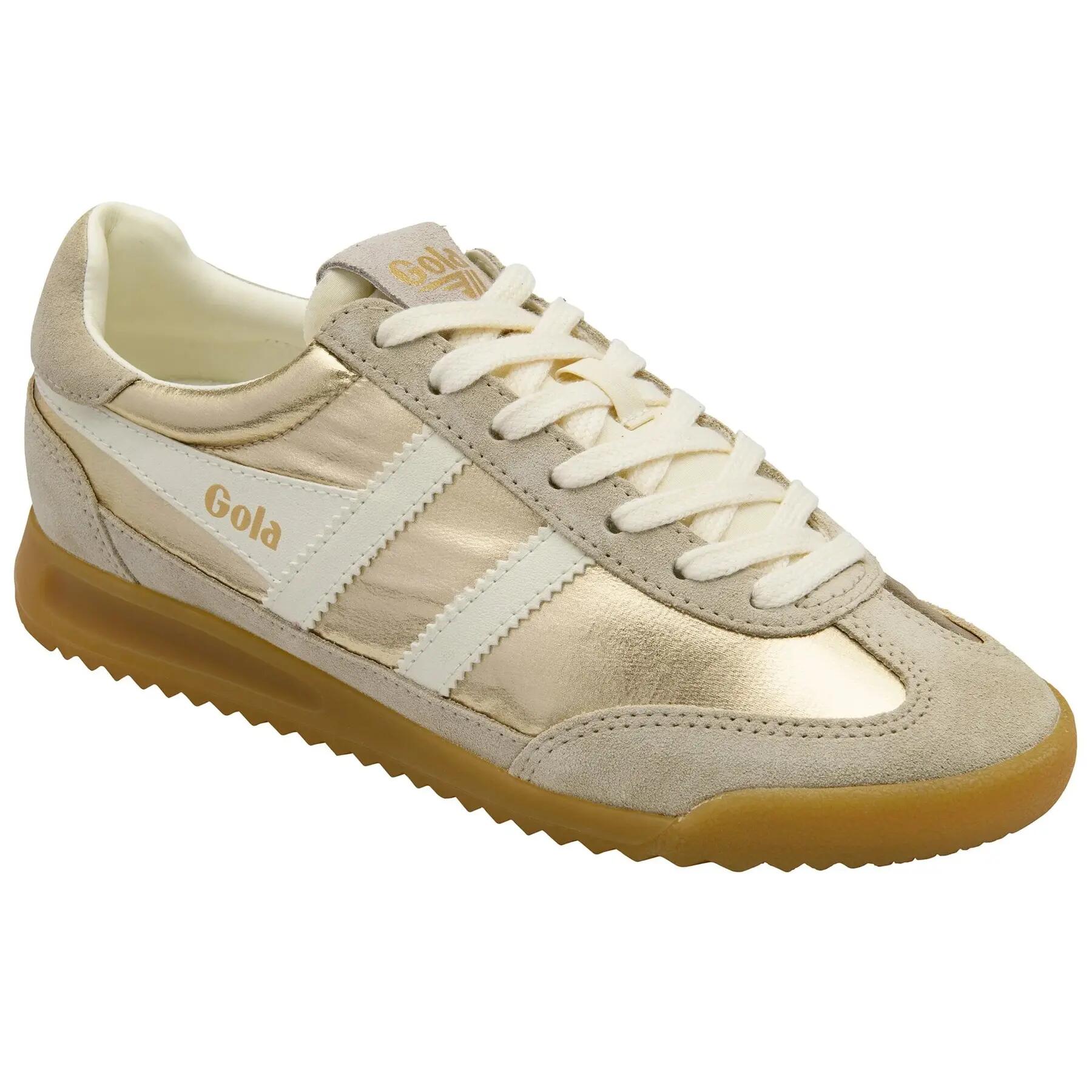 Baskets suède femme Gola Firefly Metallic 2/6