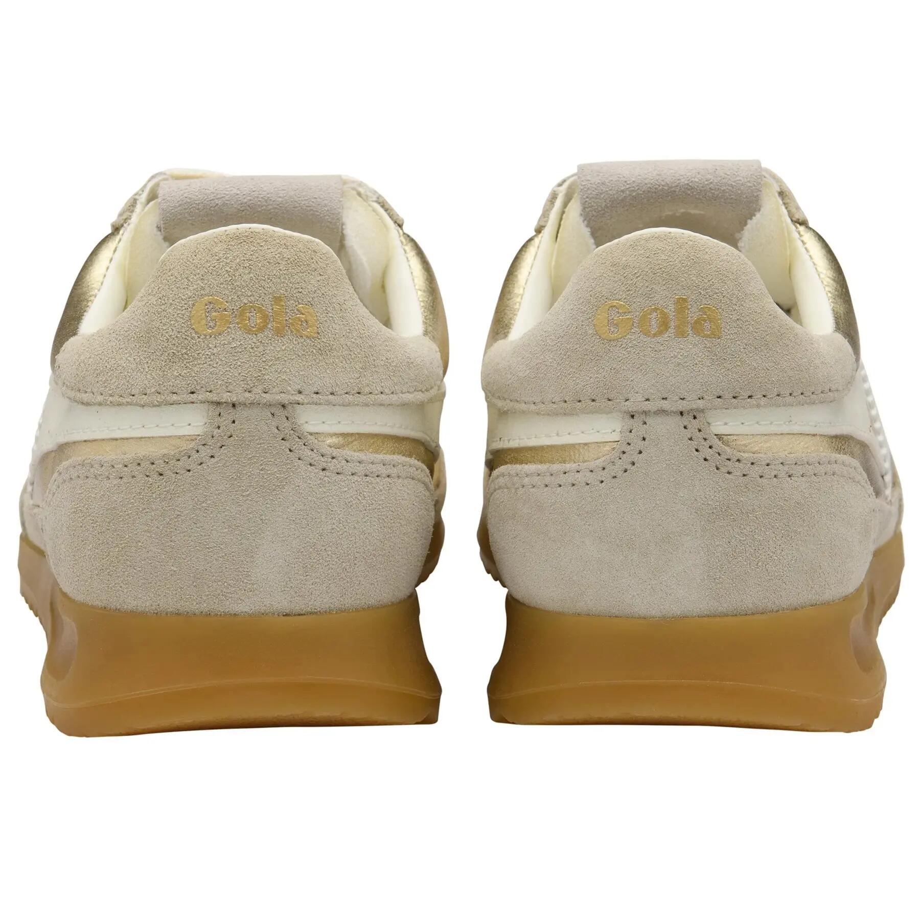 Baskets suède femme Gola Firefly Metallic 4/6