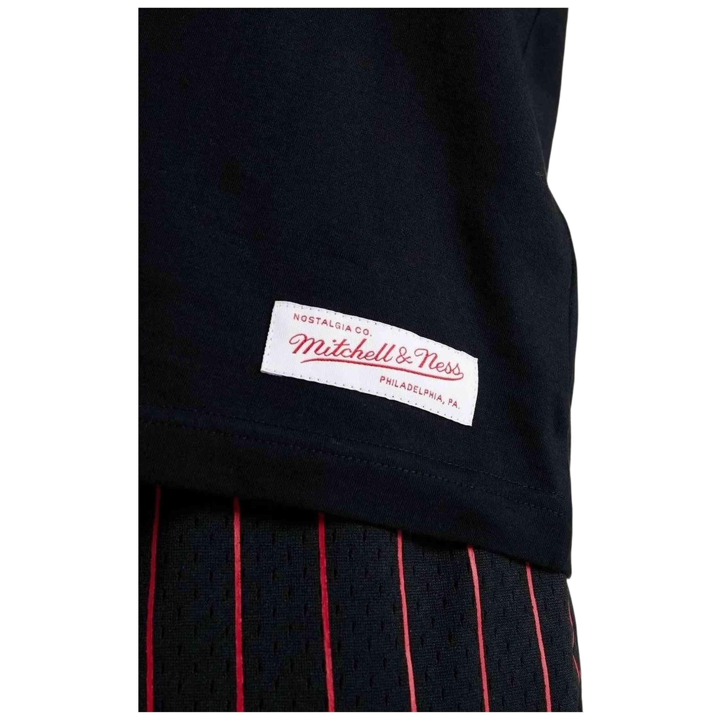 Camiseta de manga corta Mitchell & ness modelo 072-2604 para niños 4/5