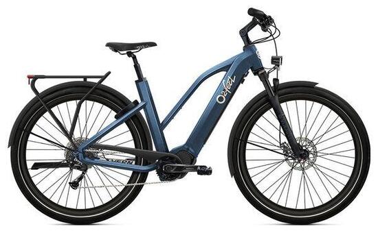 VTC Électrique O2 Feel Vern Urban Power 7.2 Shimano Alivio 9V 720 Wh 27.5'' Bleu