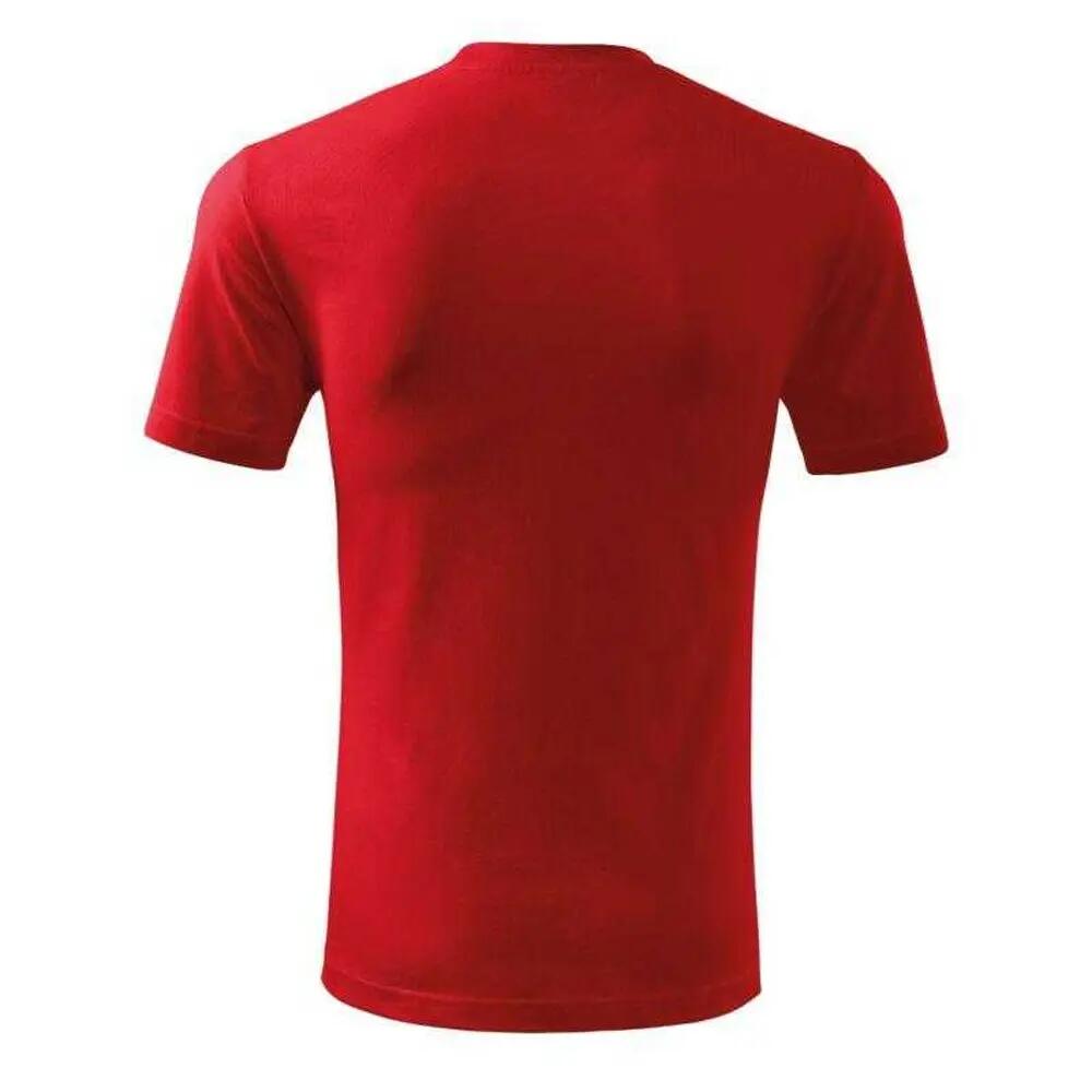 Mens Classic New TShirt (Red) 2/5