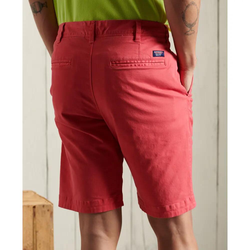 superdry International Chino Shorts – cotone elasticizzato, stile chino 3/5