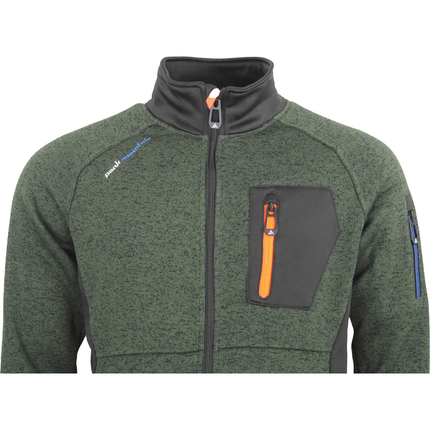 Chaleco polar de dos materiales Peak Mountain Club 3/4