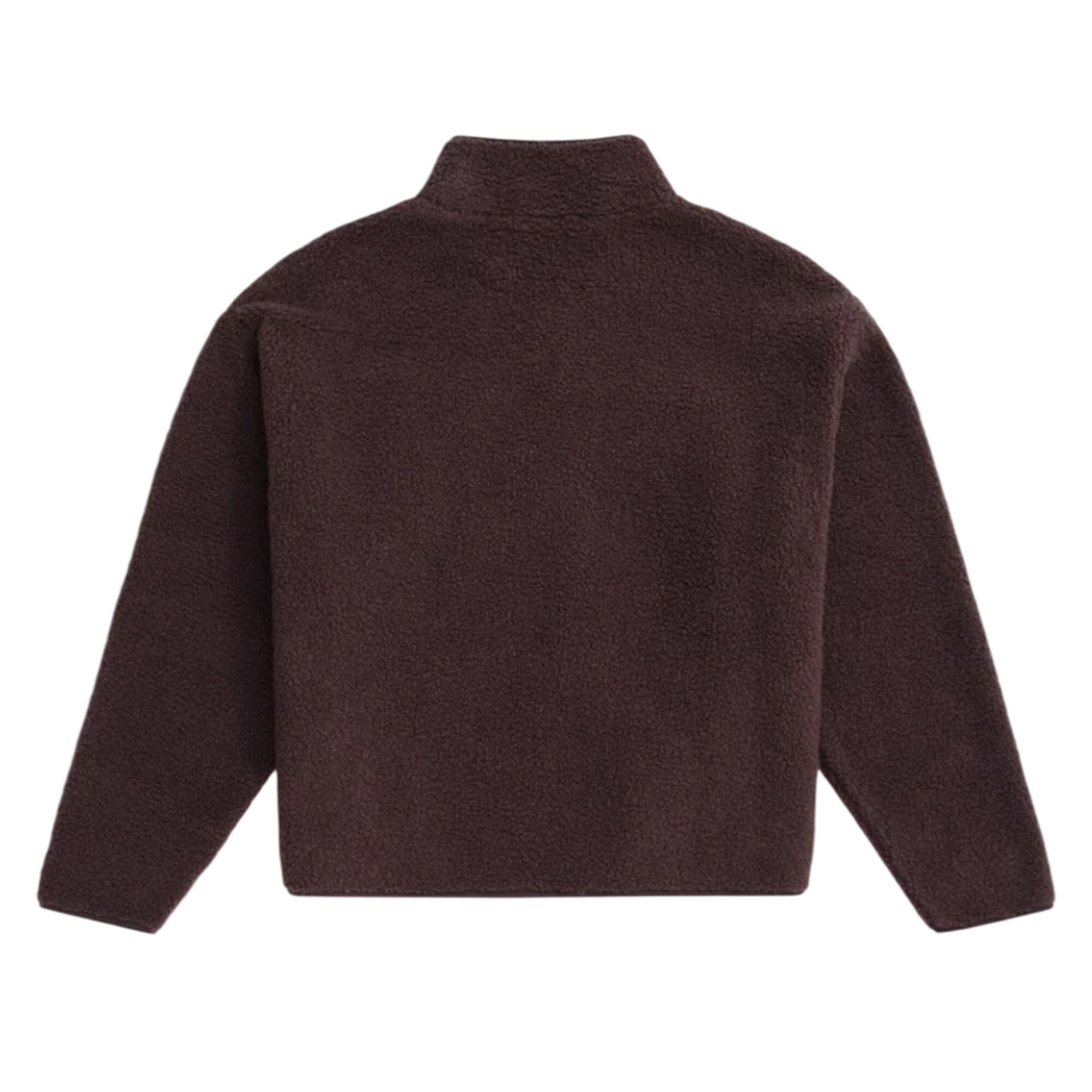 "Billie" FleeceOberteil für , PopperDetail, Bouclé Damen Braun 2/4
