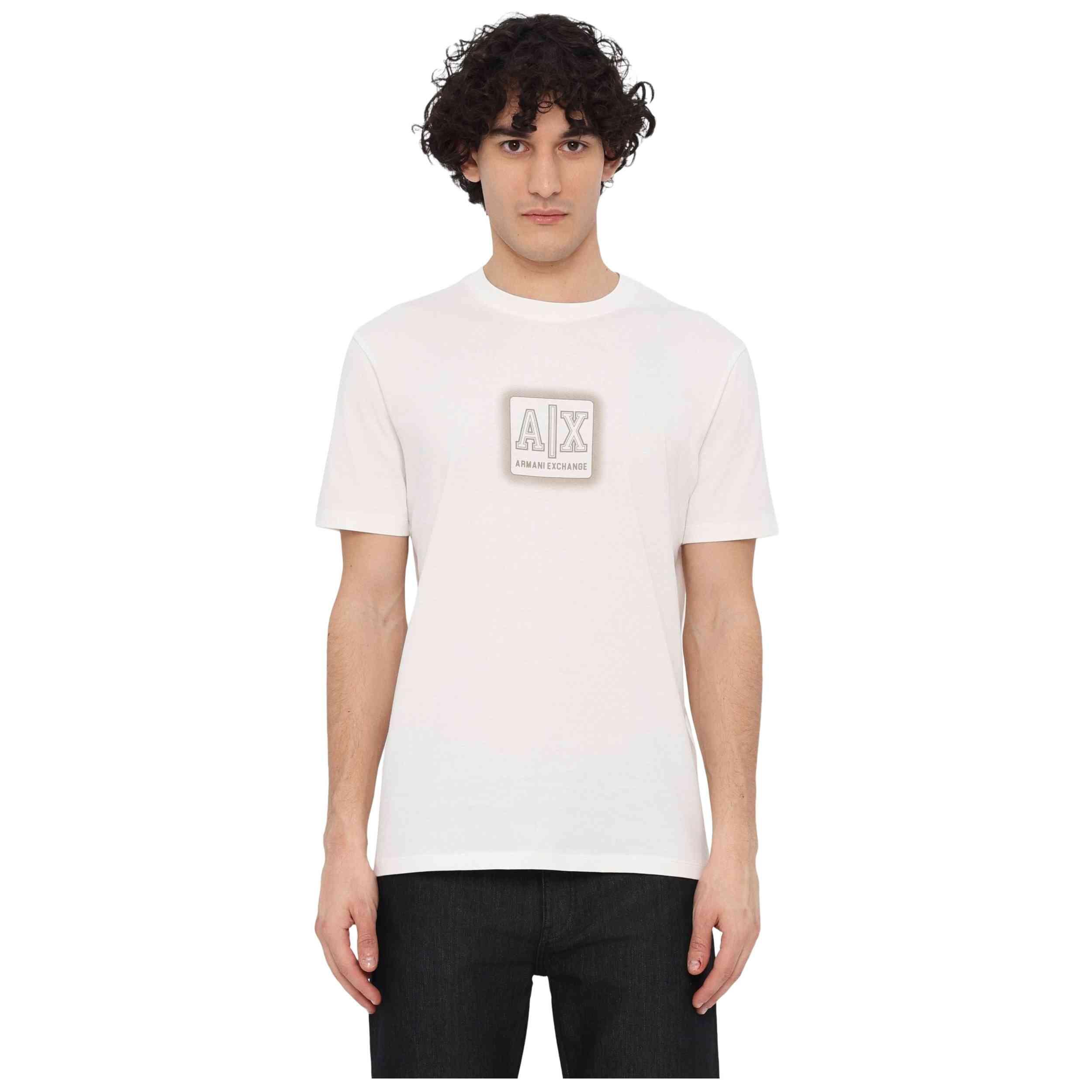 Armani Exchange T-Shirt Modelo 040303200003 Para Homem Branco da Decathlon