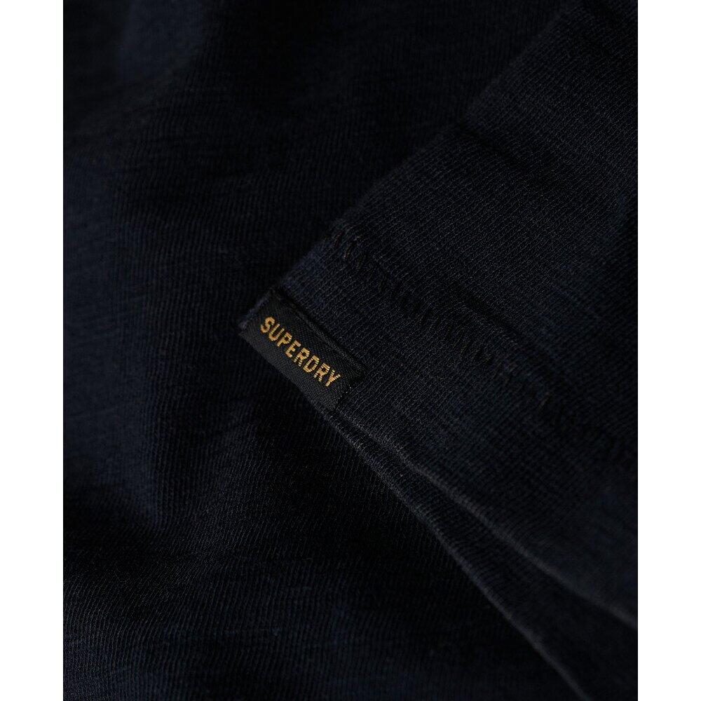 T-shirt con scollo a V in cotone slub a maniche corte 7/7