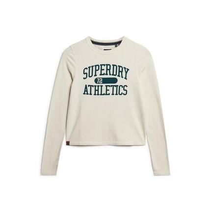T-shirt slim manches longues femme Superdry Athletic Essentials Ringer