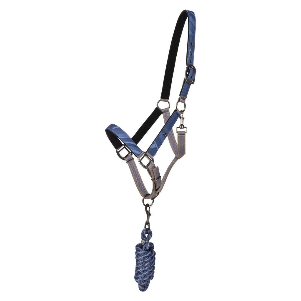 Horse headcollar and lead rope set QHP