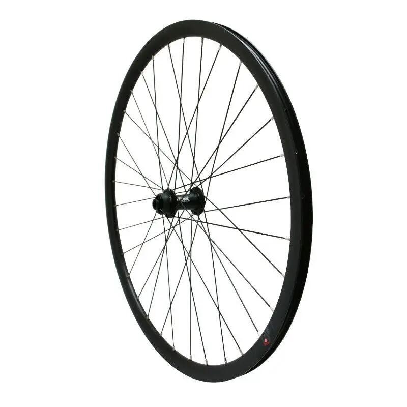 Wheel gravel avant moyeu roulement cassette axe traversant jante rayons acier Ve