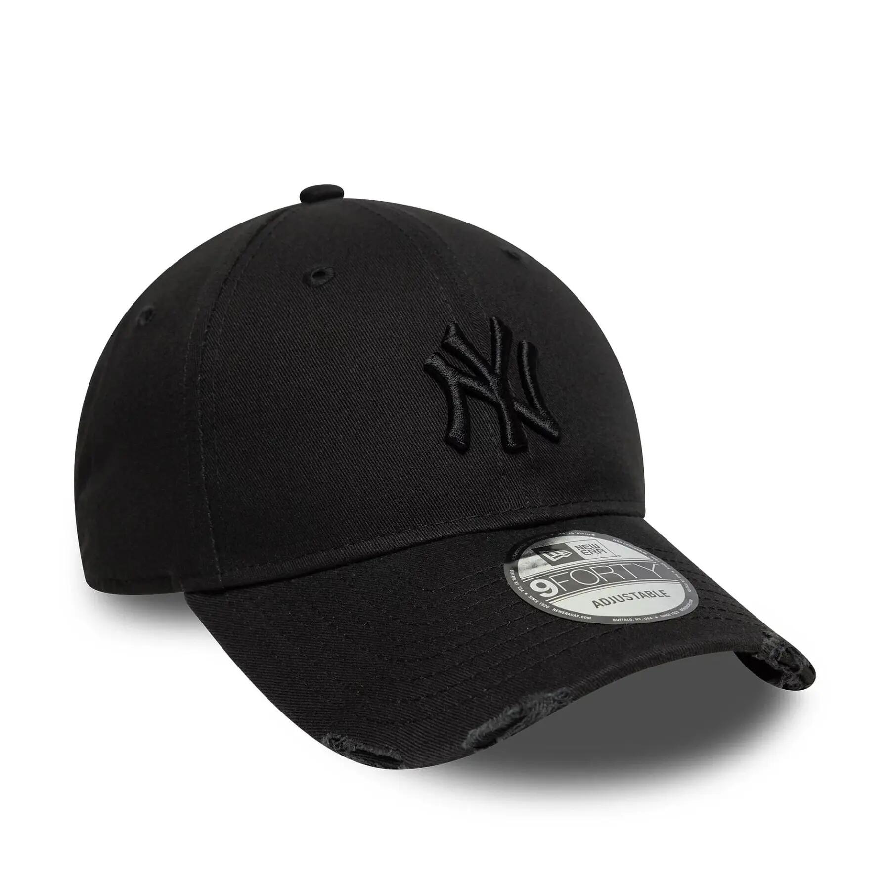 Boné de basebol New Era Wash Distress 9Forty New York Yankees 2/5