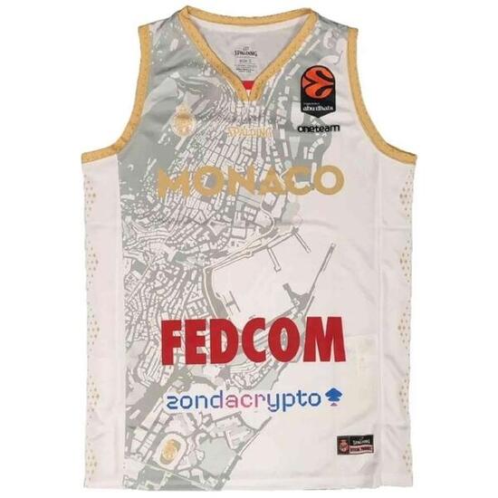 Maillot de basket Spalding modèle SPALASMUASM2509-WH pour unisexe