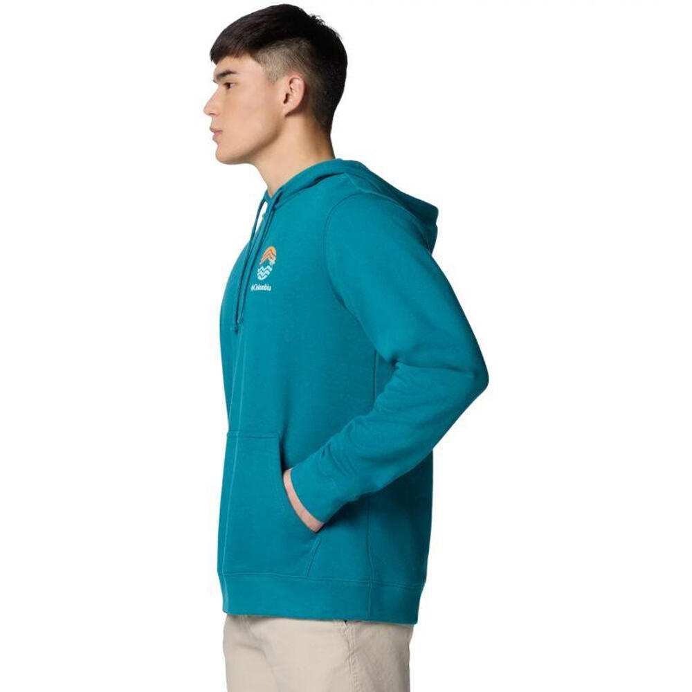 Sudadera Trek Diseño Gráfica para Hombre Azul 3/3