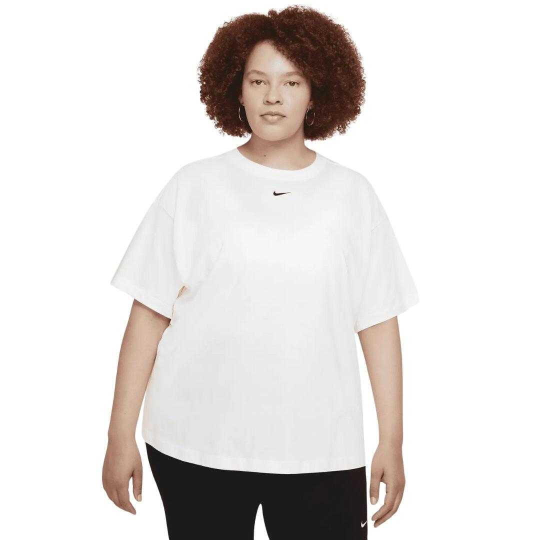 Tshirt Motif/style Petit Logo Femme (Blanc) 3/3