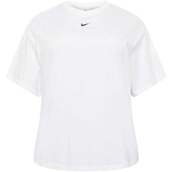 Tshirt Motif/style Petit Logo Femme (Blanc)