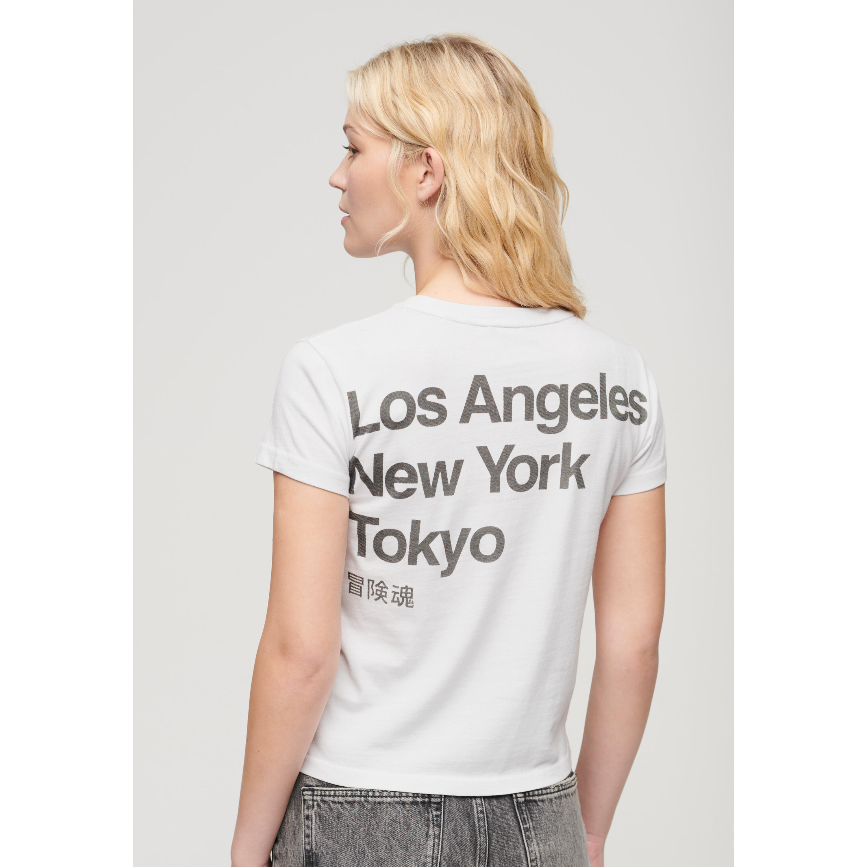 T-shirt femme Superdry Core Logo City 2/7