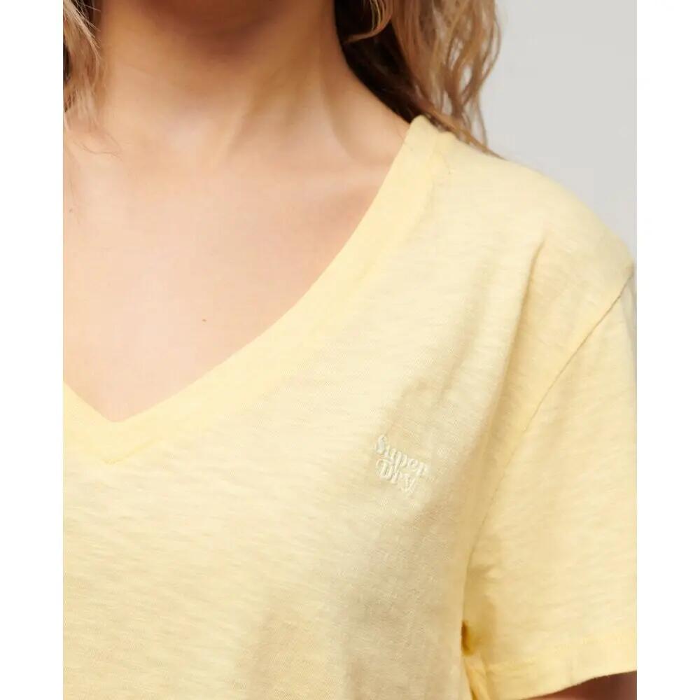 T-shirt col V brodé et flammé femme Superdry 4/5