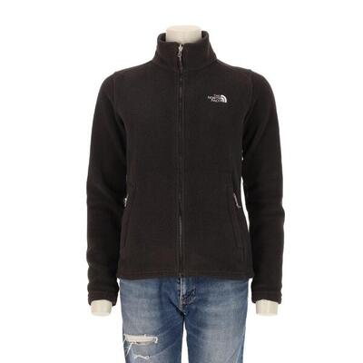 Tweedehands - dames tnf zwarte fleece jas - zeer goede staat