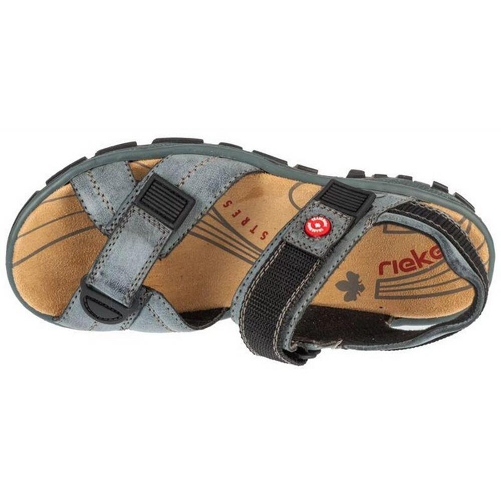Sandali Dettaglio A Contrasto Donna Rieker Blu 4/4