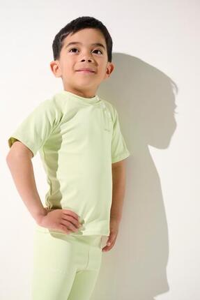T-shirt de bain anti-UV manches courtes Enfant (2-4 ans) Vert, Samoa