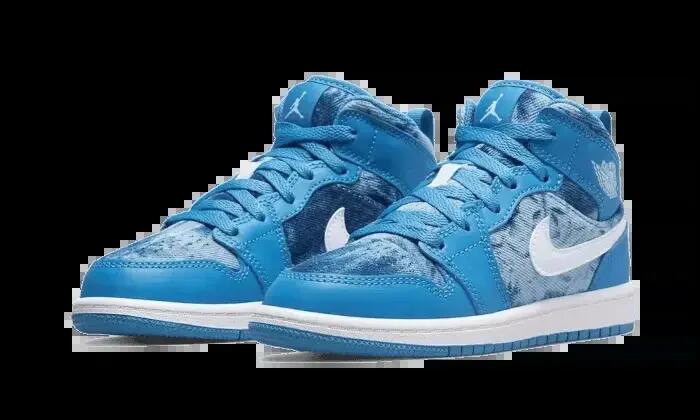 Air Jordan 1 Mid Washed Denim 2/3