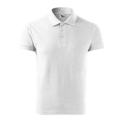 Heren katoenen polo shirt (rood)