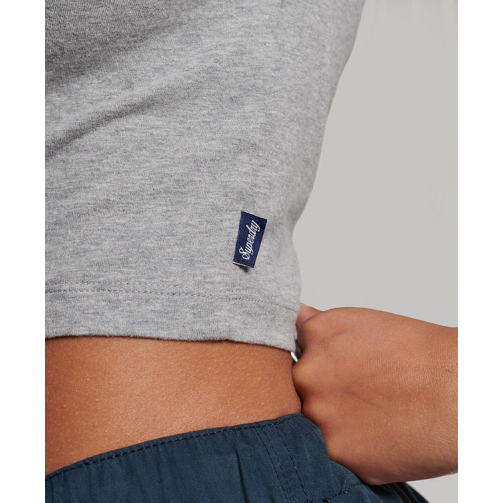 Baseball-T-Shirt court Bio-Baumwolle Frau Superdry 4/5