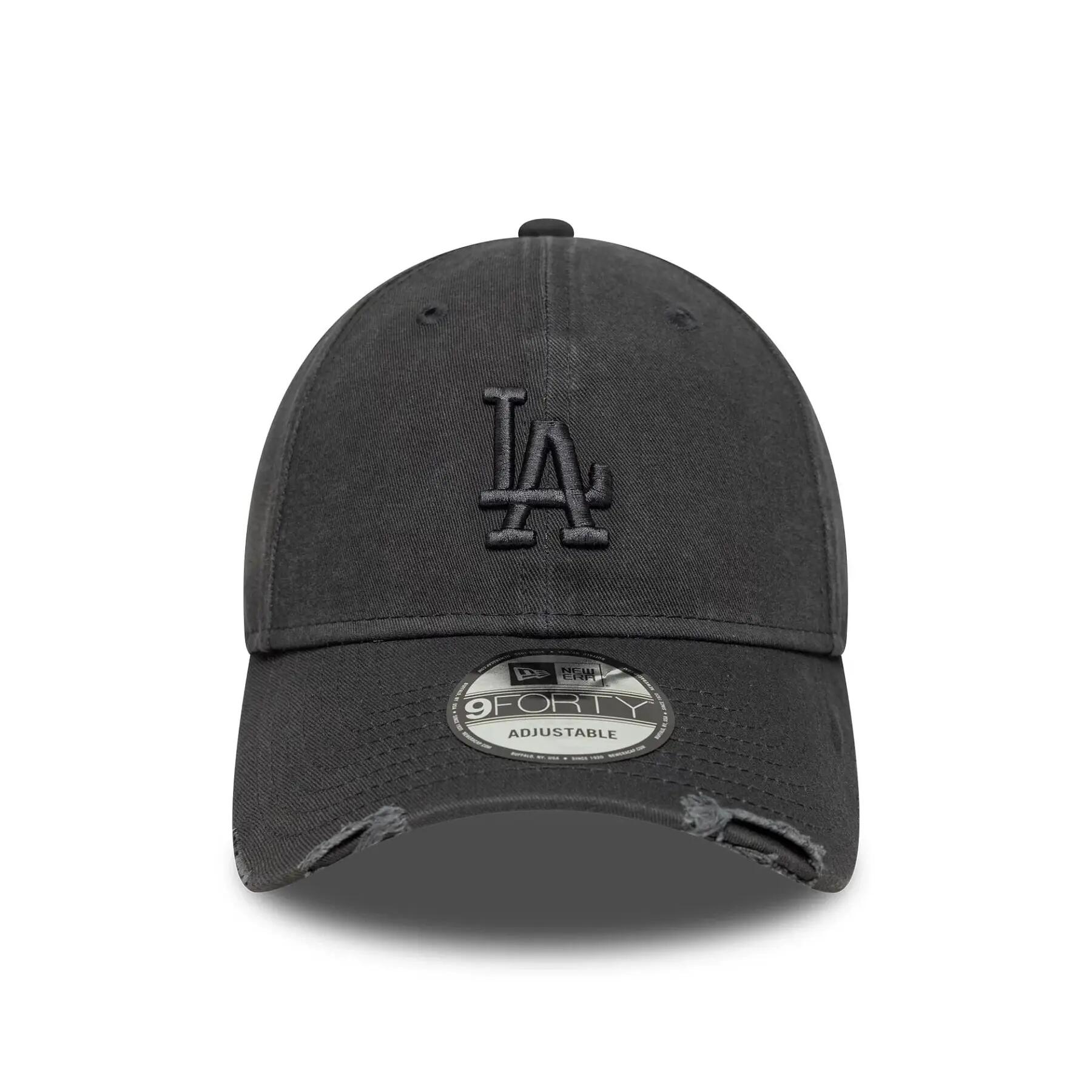 Gorra de béisbol New Era Wash Distress 9Forty Los Angeles Dodgers 2/5