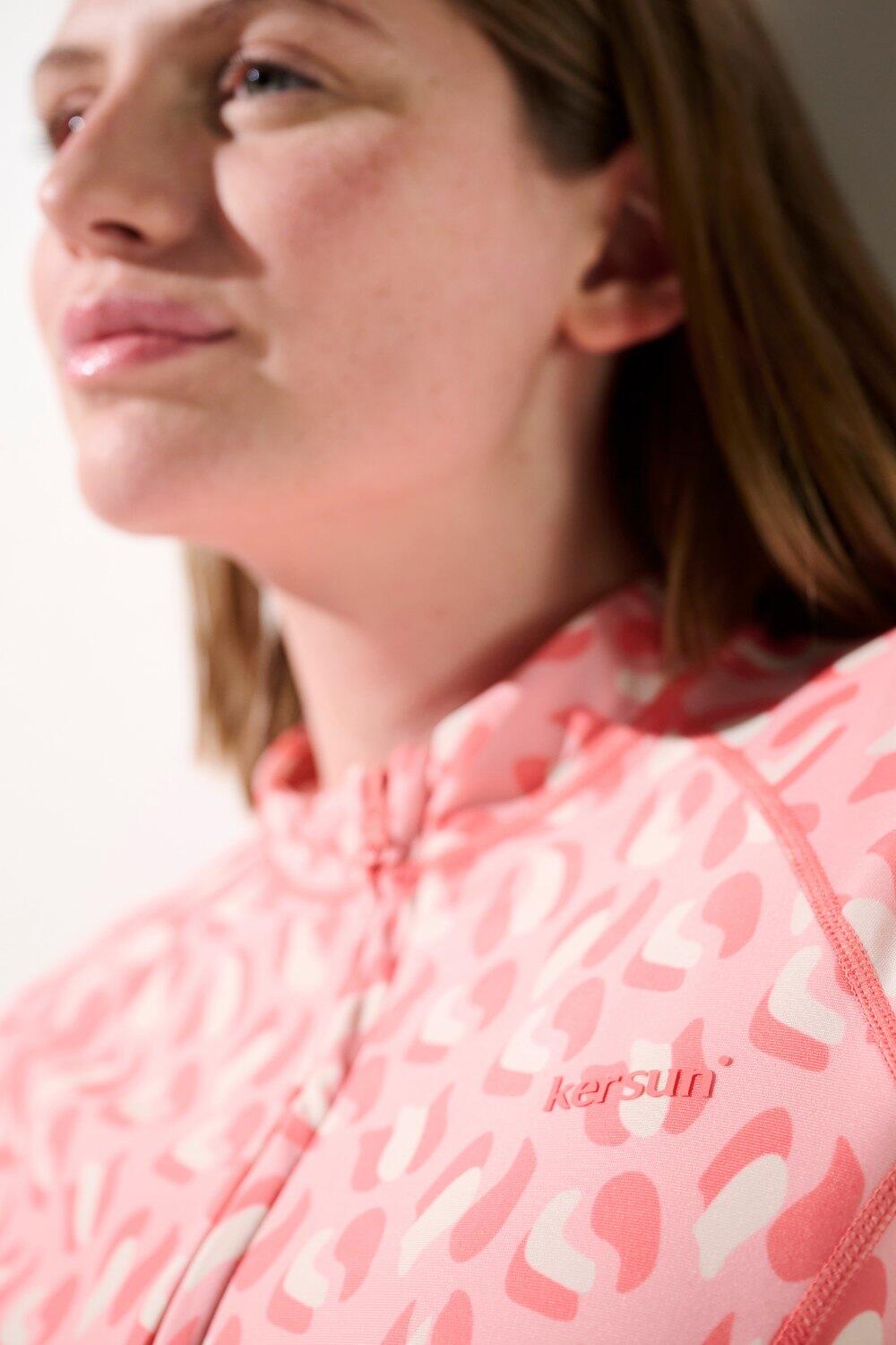 Veste de bain anti-UV Femme Rose, Moorea, UPF 50+ 6/6