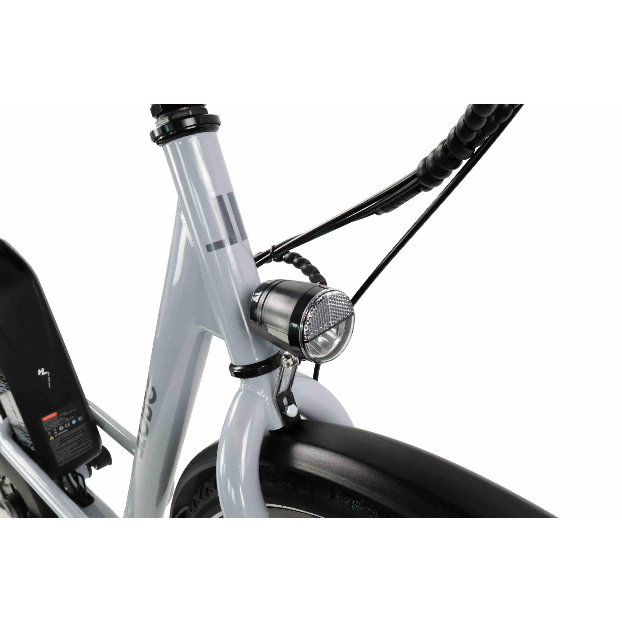 LLOBE City E-Bike 26" TOWN COMPACT, gris 5/7
